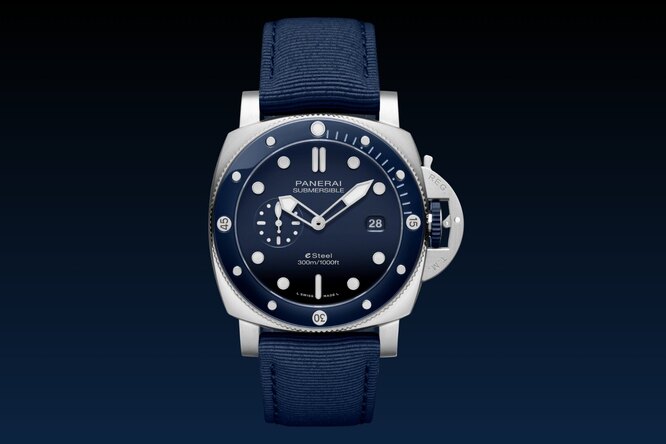 Panerai представляет инновационный материал eSteel в часах коллекции Submersible Panerai представляет инновационный материал eSteel в часах коллекции Submersible