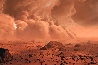 Perseverance заметил молнии в пыльных вихрях Марса