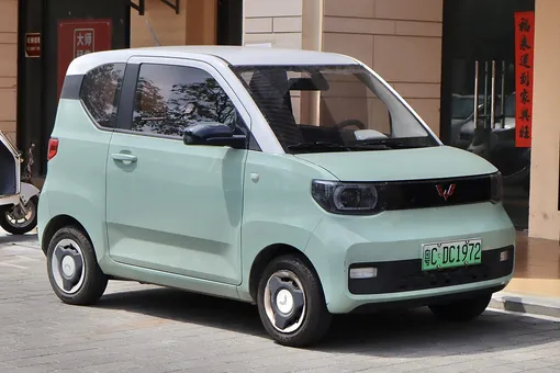 Wuling Hongguang Mini EV электромобиль