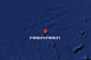 Точка с координатами 0,0: где пересекаются экватор и нулевой меридиан