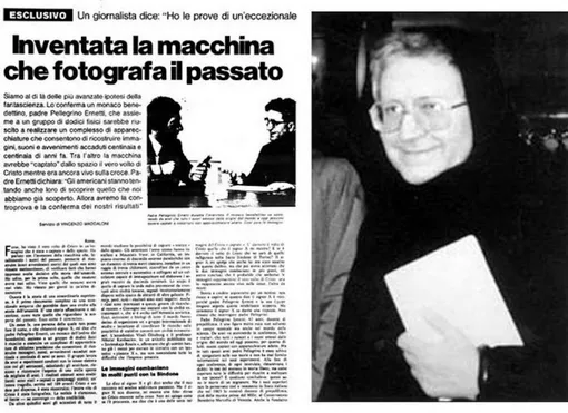 Одна из многих статей, документирующих утверждения Эрнетти о Хроновизоре. /