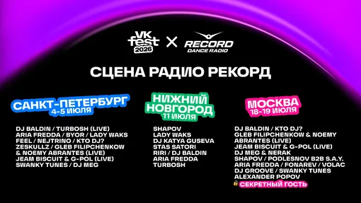 Афиша VK Fest