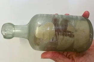 Женщина гуляла по пляжу и нашла бутылку с посланием солдат Первой мировой Женщина гуляла по пляжу и нашла бутылку с посланием солдат Первой мировой