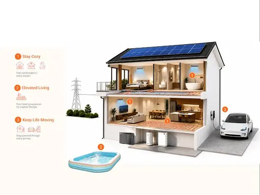 differ power heat pump 9 in 1