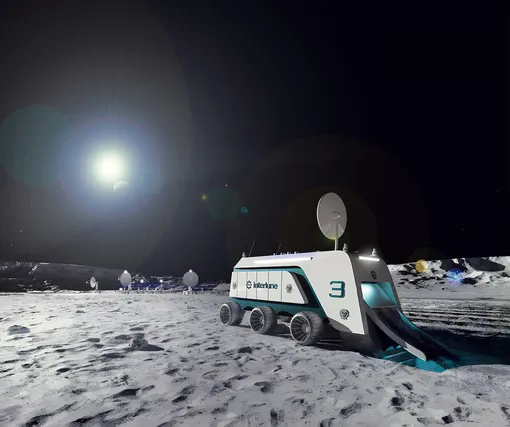 полноразмерный электрический экскаватор для добычи гелия-3 полноразмерный электрический экскаватор для добычи гелия-3