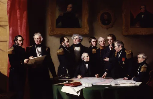 Заседание Британского адмиралтейства, 1851 год