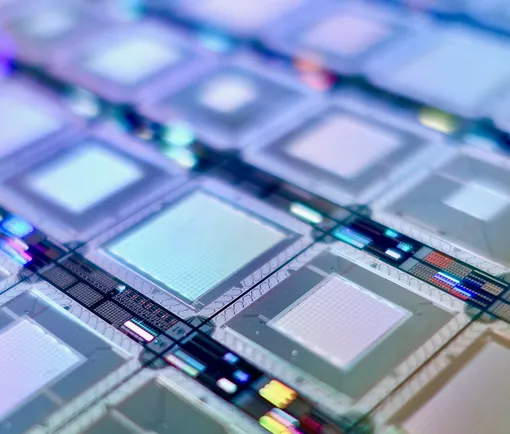 Пластина с процессором D-Wave