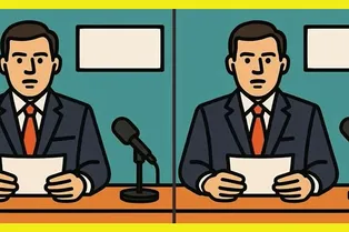 Ведущий новостей: сможете заметить 3 отличия между картинками?