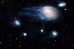 Опасное соседство: как крупные галактики пожирают своих меньших сородичей Опасное соседство: как крупные галактики пожирают своих меньших сородичей