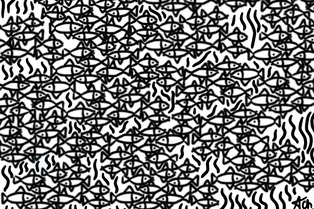 Сложнейший тест на внимательность, который пройдут только люди с трехзначным IQ: найдите кота среди рыб Сложнейший тест на внимательность, который пройдут только люди с трехзначным IQ: найдите кота среди рыб