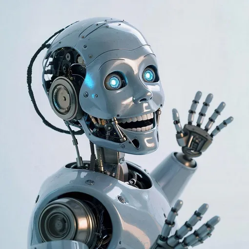 смеющийся робот