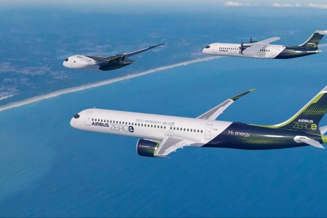 Airbus показал пассажирские самолёты будущего Airbus показал пассажирские самолёты будущего