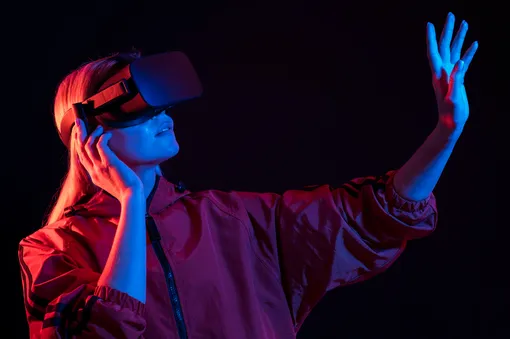 VR-реальность, очки VR-реальность, очки