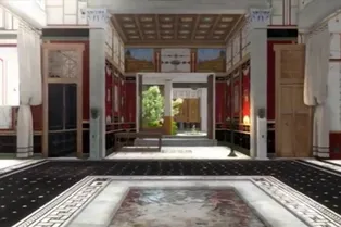 Уникальная 3D-панорама Помпей перед извержением вулкана