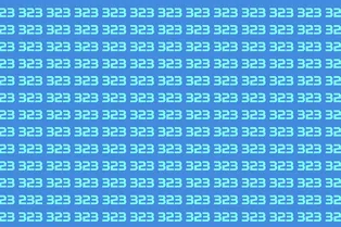 Решите зрительный тест, не отрывая глаз: найдите число 232 за отведенное время