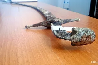 В Кыргызстане нашли редкую саблю «шамшир»