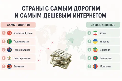 Где самый дорогой и самый дешевый интернет в мире? Рейтинг вас удивит Где самый дорогой и самый дешевый интернет в мире? Рейтинг вас удивит