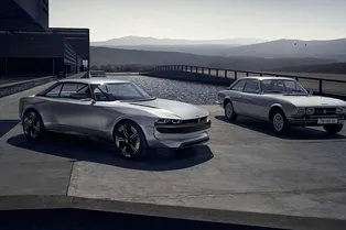 Peugeot показала электрическое ретрокупе Peugeot показала электрическое ретрокупе