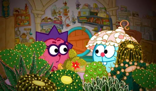 Так что Ежика из «Смешариков» можно смело называть суккулентоводом! Суккуленты в мультсериале