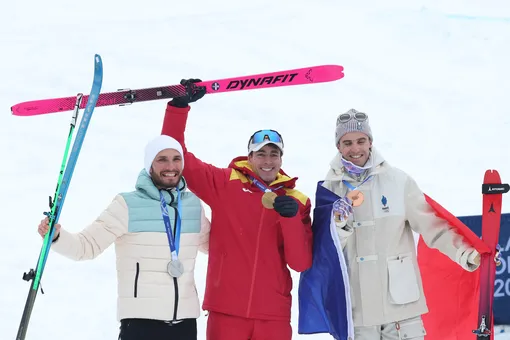 Слева направо: Никита Филиппов, Ориоль Кардона Колл и Тибо Ансельме.