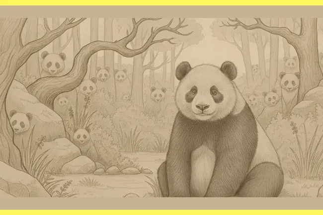 Затейливый тест на проверку внимательности и смекалки: а вы сможете верно сосчитать всех панд на картинке?