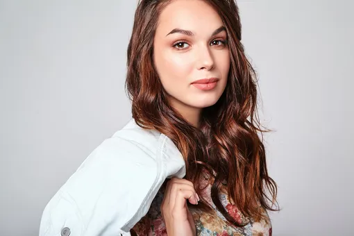 Волосы, покрашенные басмой