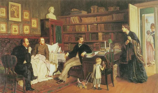 Н. А. Некрасов и И. И. Панаев у больного В. Г. Белинского Виссарион Белинский: смерть