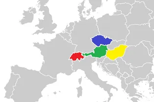 Сложный вопрос для настоящих знатоков географии: каким цветом на карте выделена Венгрия? Сложный вопрос для настоящих знатоков географии: каким цветом на карте выделена Венгрия?