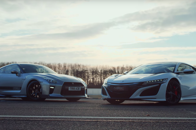 Honda NSX выставили против Nissan GT-R Honda NSX выставили против Nissan GT-R