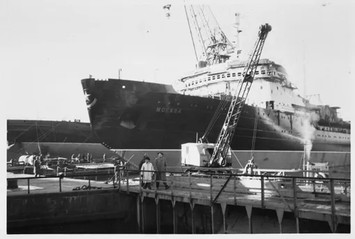 Советский ледокол «Москва» 1960