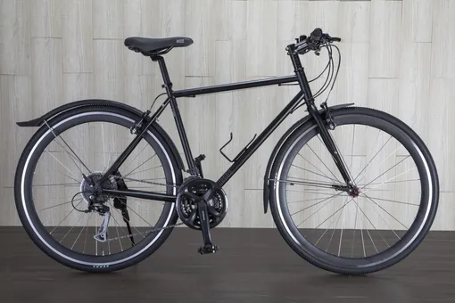 hybrid bicycle black