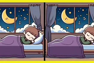 Спящий мальчик: попробуйте найти 3 отличия за отведенное время