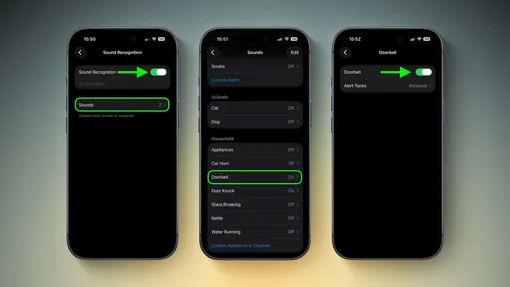 Как включить распознавание звуков на iPhone Как включить распознавание звуков на iPhone