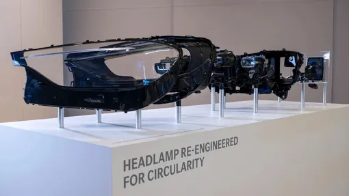 headlamp re-engineered for circularity