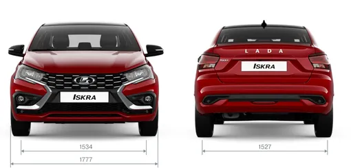lada iskra габариты