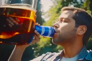 Реклама пива, созданная нейросетью, стала вирусной: она ужасная и очень странная Реклама пива, созданная нейросетью, стала вирусной: она ужасная и очень странная