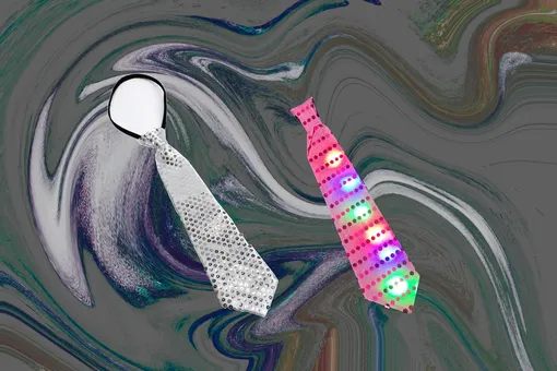 Галстук со светодиодами