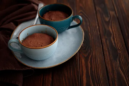 Шоколадный кекс в кружке Шоколадный кекс в кружке