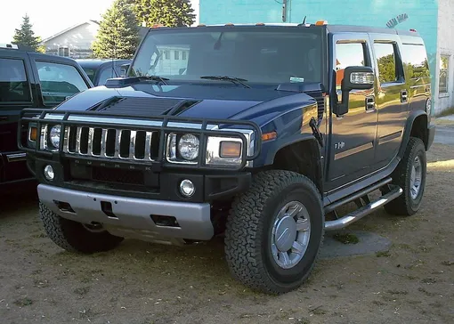 Hummer H2, черный