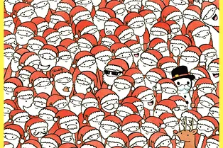 Очень много Дедов Морозов: найдите персонажа без бороды за 20 секунд