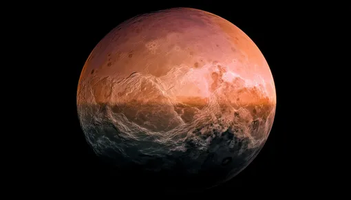 Меркурий — самая маленькая планета Солнечной системы. Его диаметр составляет около 4879 км, что почти в 2,5 раза меньше Земли.