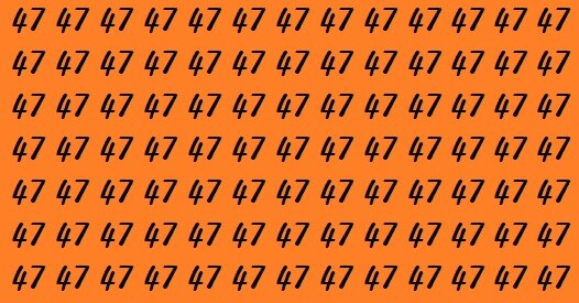 Разминка для глаз: найдите лишнее число на картинке за 8 секунд