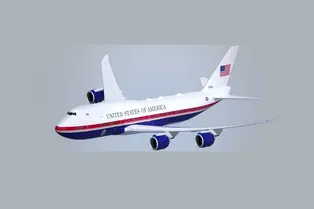 Самолёт президента США окрасят в триколор Самолёт президента США окрасят в триколор