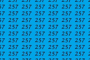 Быстрый тест на внимательность: найдите число 275 Быстрый тест на внимательность: найдите число 275