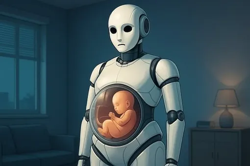 робот вынашивающий ребенка