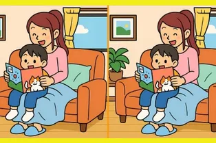 Сын и мама: сможете найти 3 отличия за 19 секунд? Сын и мама: сможете найти 3 отличия за 19 секунд?