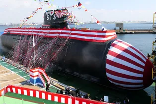 Япония спустила на воду первую субмарину нового типа