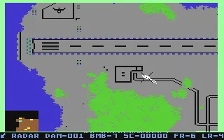 Игра Raid on Bungeling Bay на Commodore 64 Игра Raid on Bungeling Bay на Commodore 64