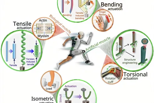 Искусственные мышцы превзошли биологические по силе в 100 раз Искусственные мышцы превзошли биологические по силе в 100 раз