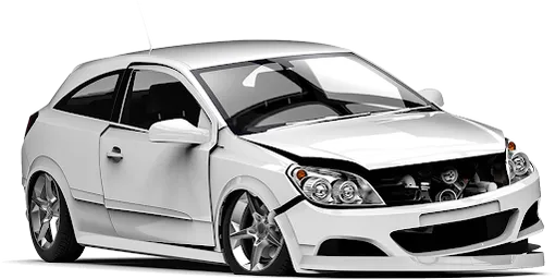 разбитый opel astra